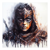 Armored Medieval Warrior Woman (Print Only) thumbnail
