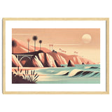 Vintage California, Coastline Poster thumbnail