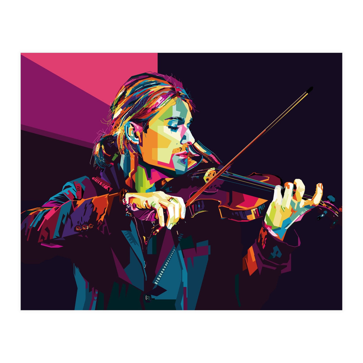 David Garrett Style WPAP (Print Only)