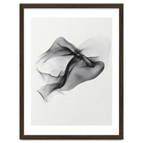 Abstract Black Flowing Fabric Wave thumbnail