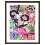 Crazy Town Multimedia Abstract Art Print Large Wall Art Poster Viddy Pop Mood Room thumbnail