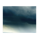 Storm Rain Clouds Watercolor Painting Blue Minimal Dark Sky Graphic (Print Only) thumbnail