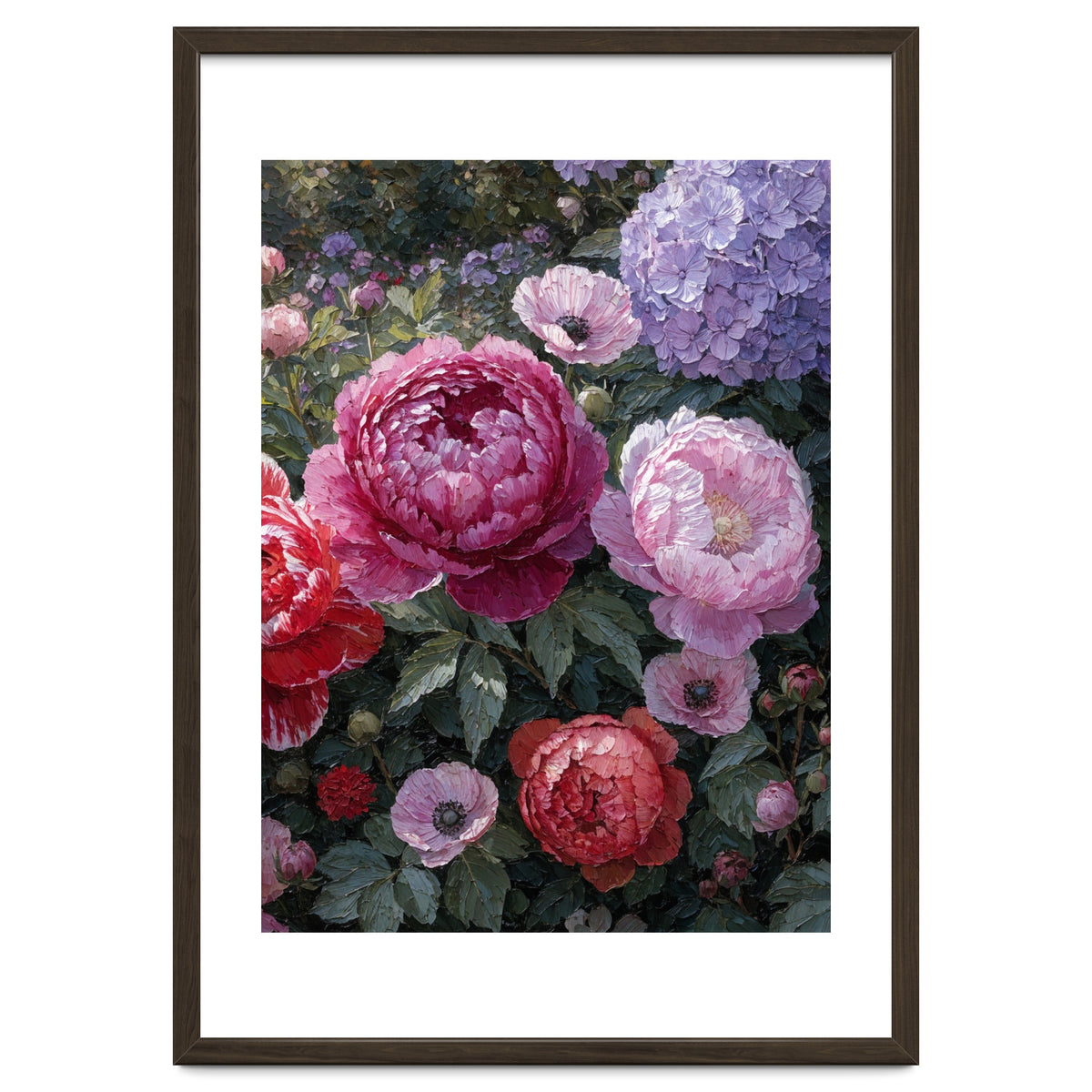 Overflowing Abundance: A Textural Impasto Oil Painting