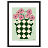 Checkered vase with anemones thumbnail