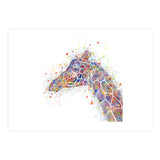 giraffe watercolor lines (Print Only) thumbnail