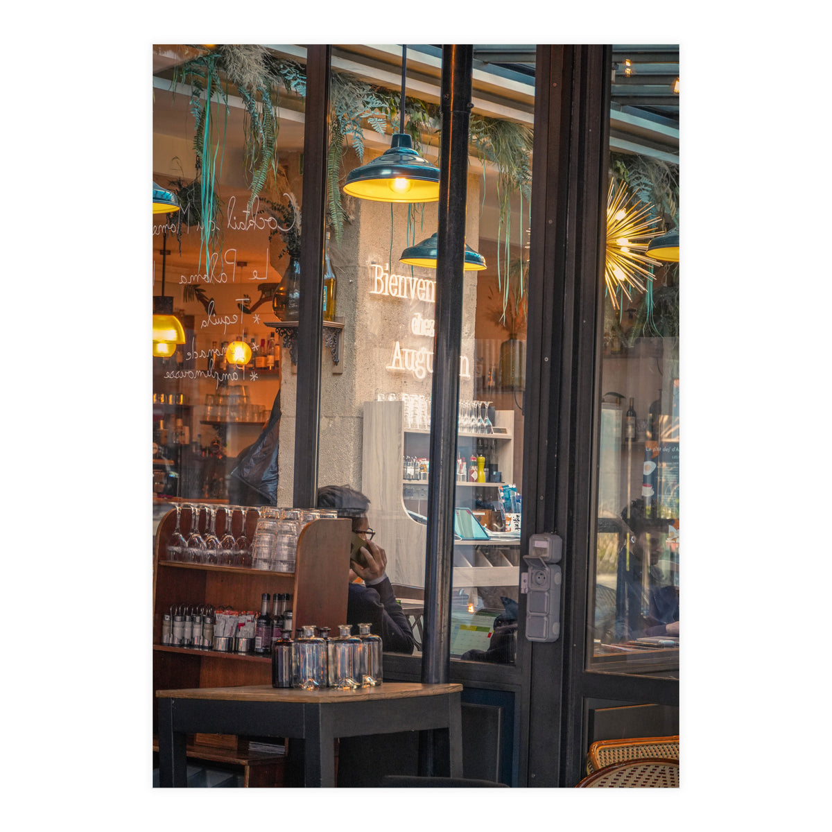 Street Photography - Cafe in Paris (Print Only)