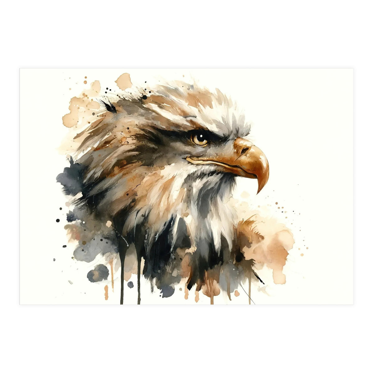 Majestic Eagle Side Profile (Print Only)