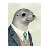 Seal Animal In A Suit  (Print Only) thumbnail