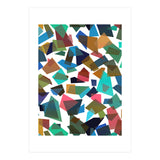Geometric Squares Collage Colorful (Print Only) thumbnail
