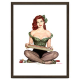 Pinup Sexy Girl Selling Cigarettes thumbnail