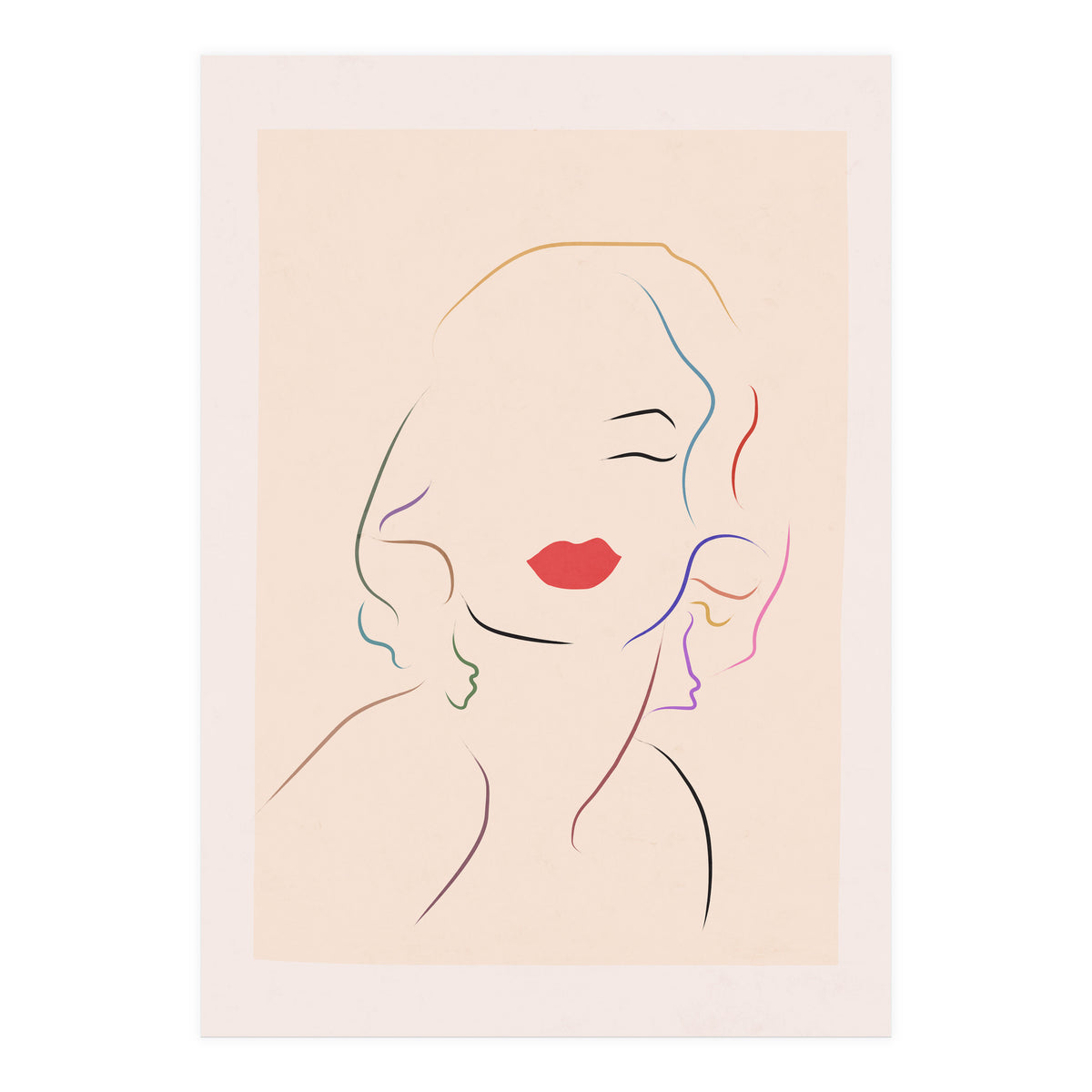 Marilyn's Kiss (Print Only)