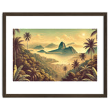 Vintage Brazil, Rio De Janeiro Tropics Poster thumbnail