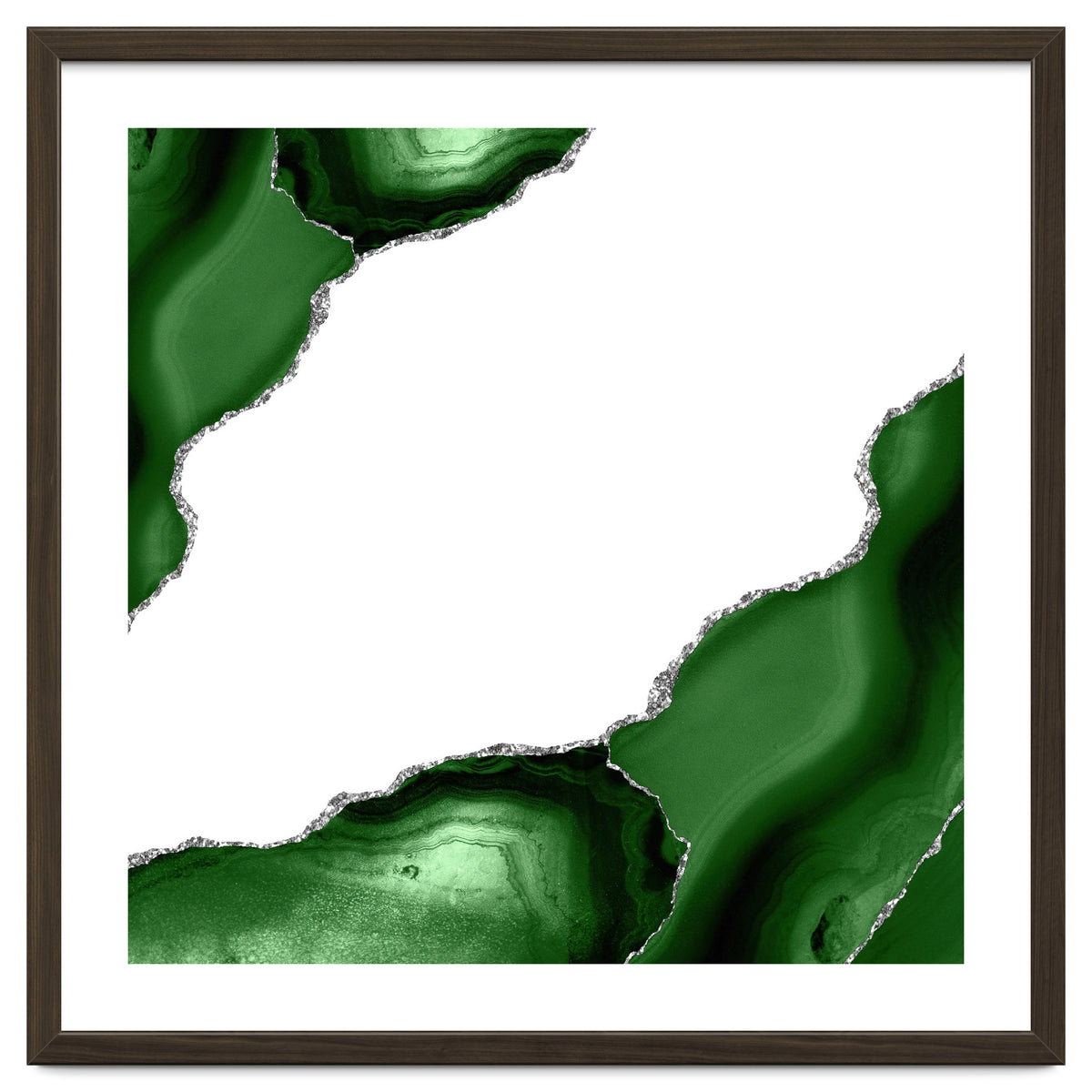 Green & Silver Agate Texture 16