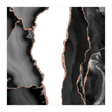 Black & Rose Gold Agate Texture 07  (Print Only) thumbnail