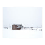 Barn in the winter snowscape (Print Only) thumbnail
