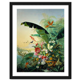 Fleurs exotique, 1836 Exotic flowers from tropical countries. Canvas, 162 x 121 cm. thumbnail