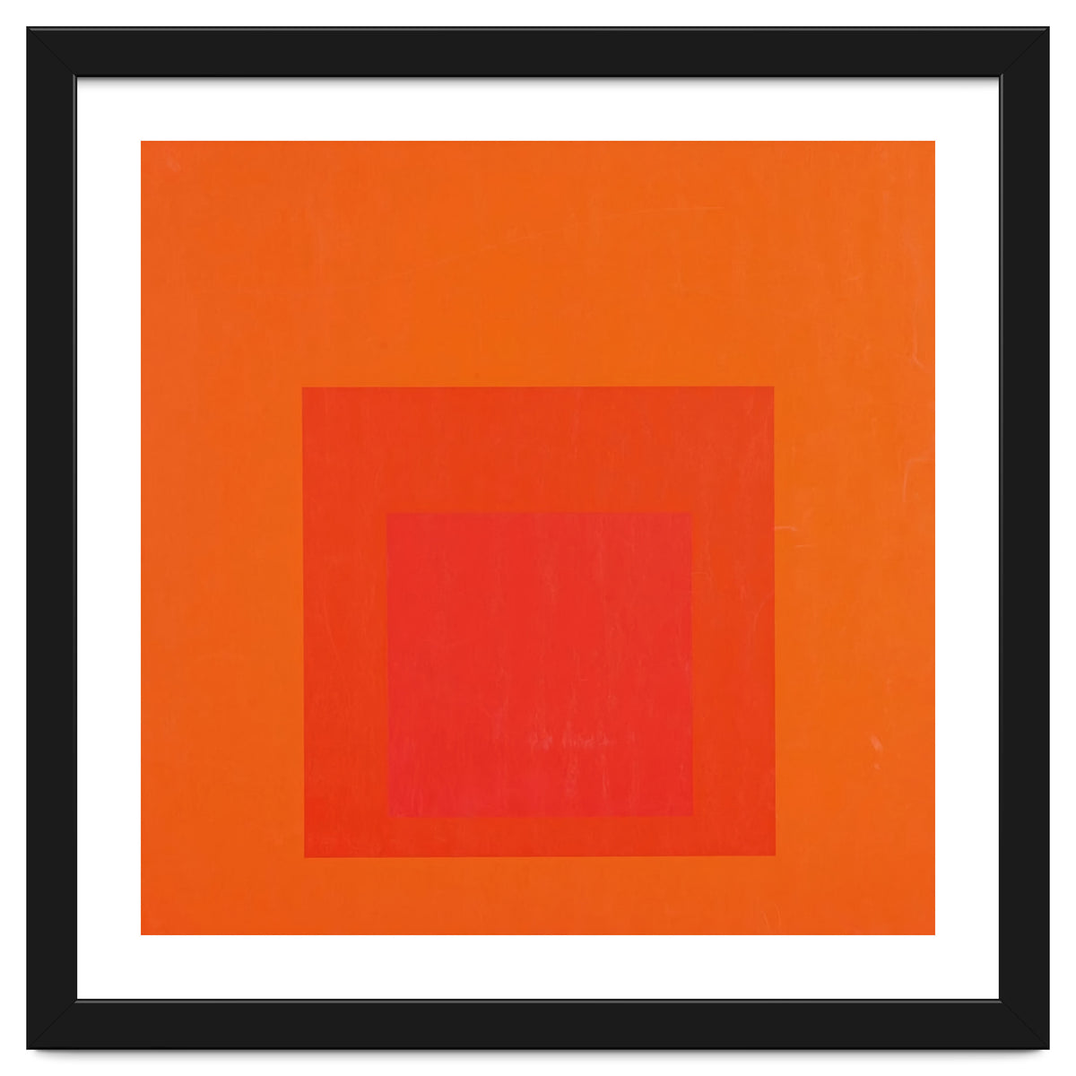 JOSEF ALBERS - HOMAGE TO THE SQUARE RED