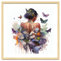 Butterfly Botanical Back