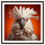 Close Up Portrait Of A White Cockatoo Parrot thumbnail
