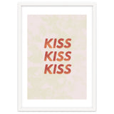 Kiss Kiss Kiss Love Typography thumbnail