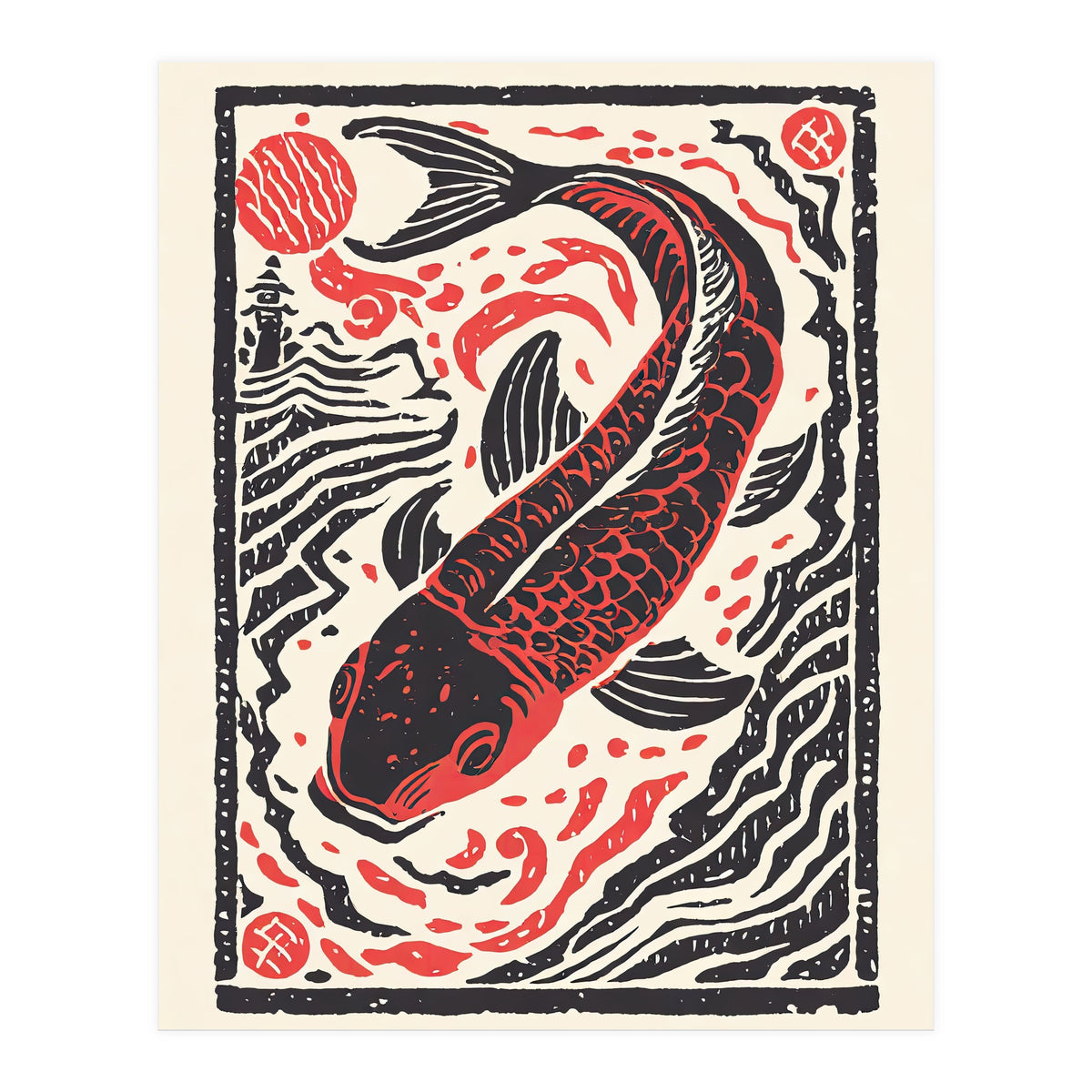 Koi Carp (Print Only)