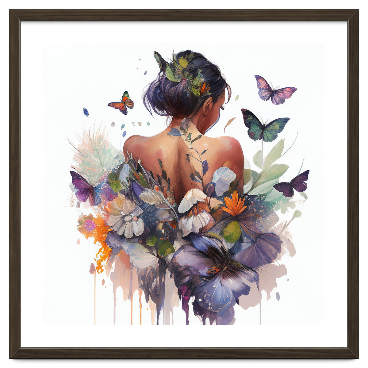 Butterfly Botanical Back