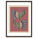 Striped Bird Pair I thumbnail