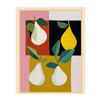 Modern Pears Still Life II (Print Only)