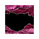Burgundy & Silver Agate Texture 04 (Print Only) thumbnail