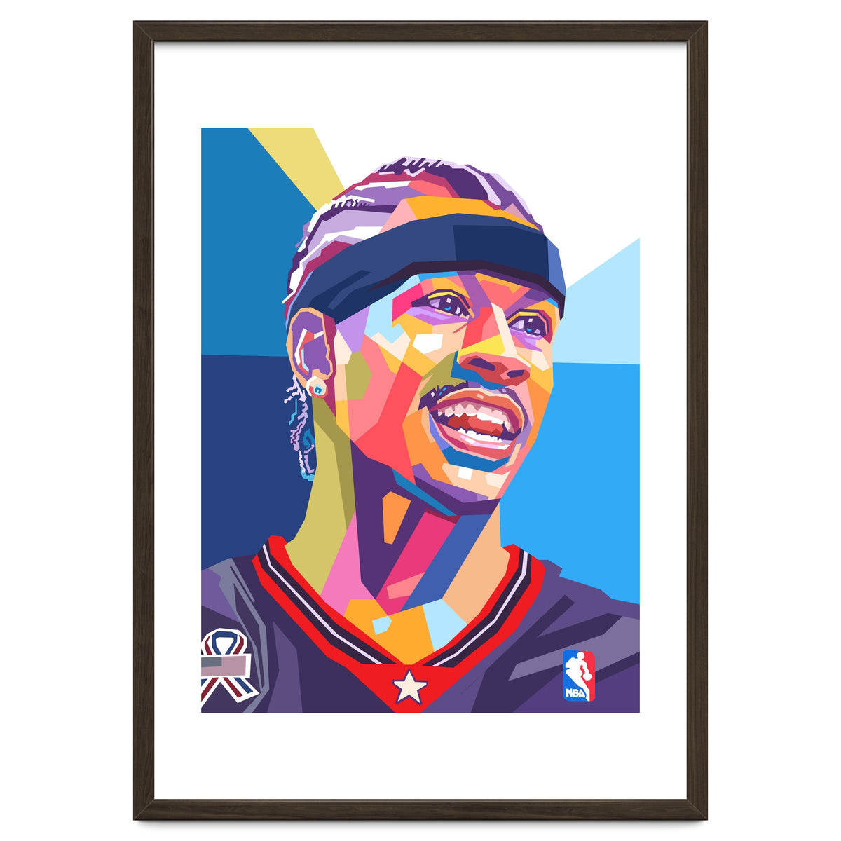 Allen Iverson pop art