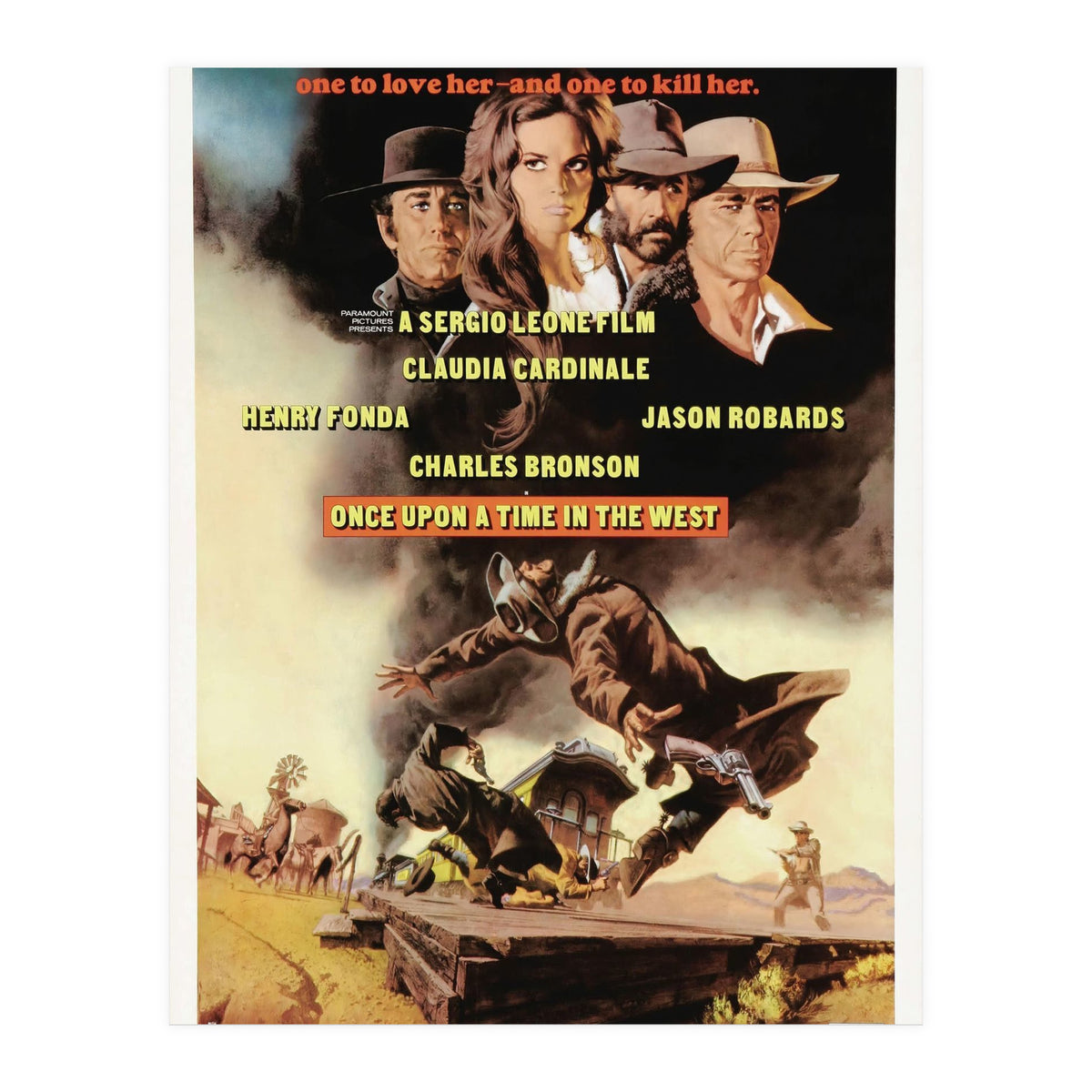 ONCE UPON A TIME IN THE WEST (1968), directed by SERGIO LEONE. (Print Only)