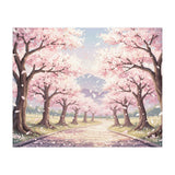Sakura Path: Serene Cherry Blossom Avenue (Print Only) thumbnail