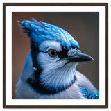 Close Up Portrait Of A Blue Jay Bird thumbnail