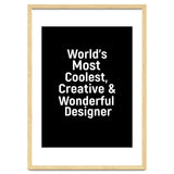 World's most coolest, creative and wonderful designer thumbnail