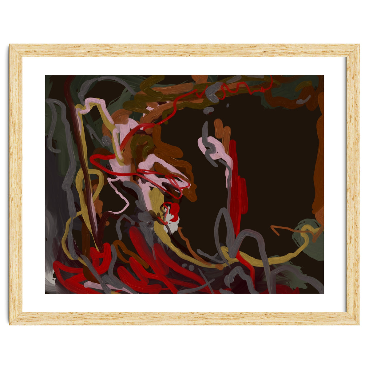 Abstract Fluidity oil painting