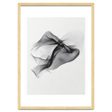 Abstract Black Flowing Fabric Wave thumbnail
