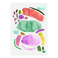 Watercolor Abstract Bold II (Print Only)