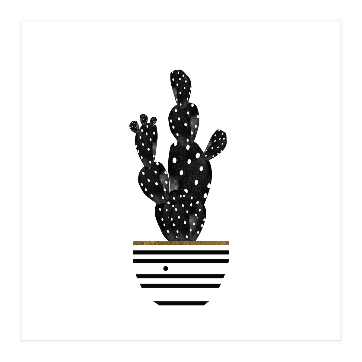 Black Cactus (Print Only)