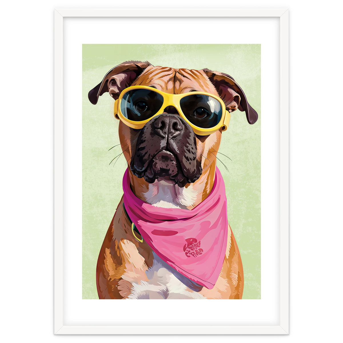 Cool Dog with Sunglasses – Funky Bandana