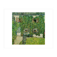 Forsthaus in Weissenbach am Attersee - Forestry house   in Weissenbach on Attersee-Lake,1912. (Print Only)