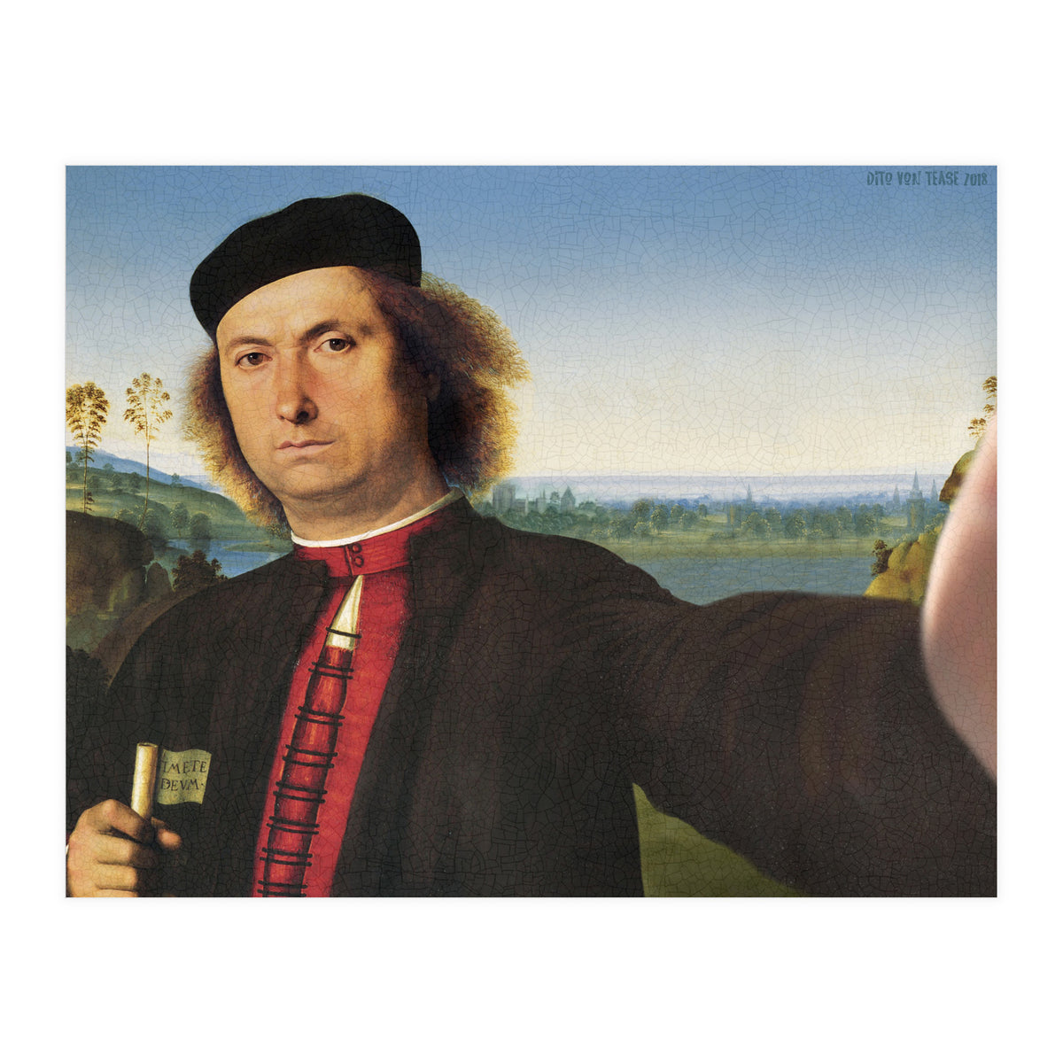 Francesco delle Opere - Pietro Perugino - Selfie (Print Only)