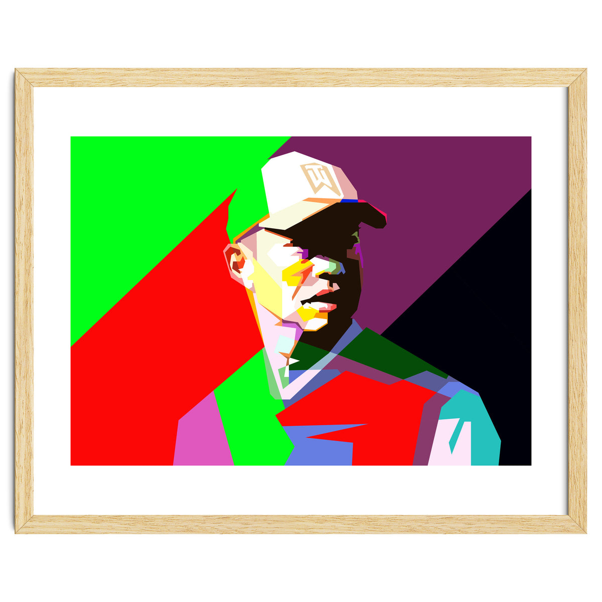Tiger Woods Golf Legendary Pop Art WPAP