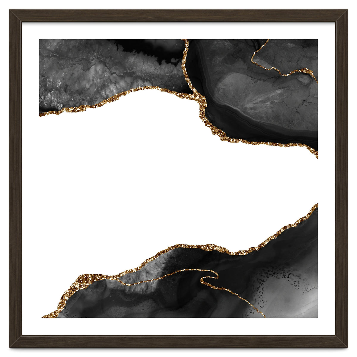 Black & Gold Agate Texture 09