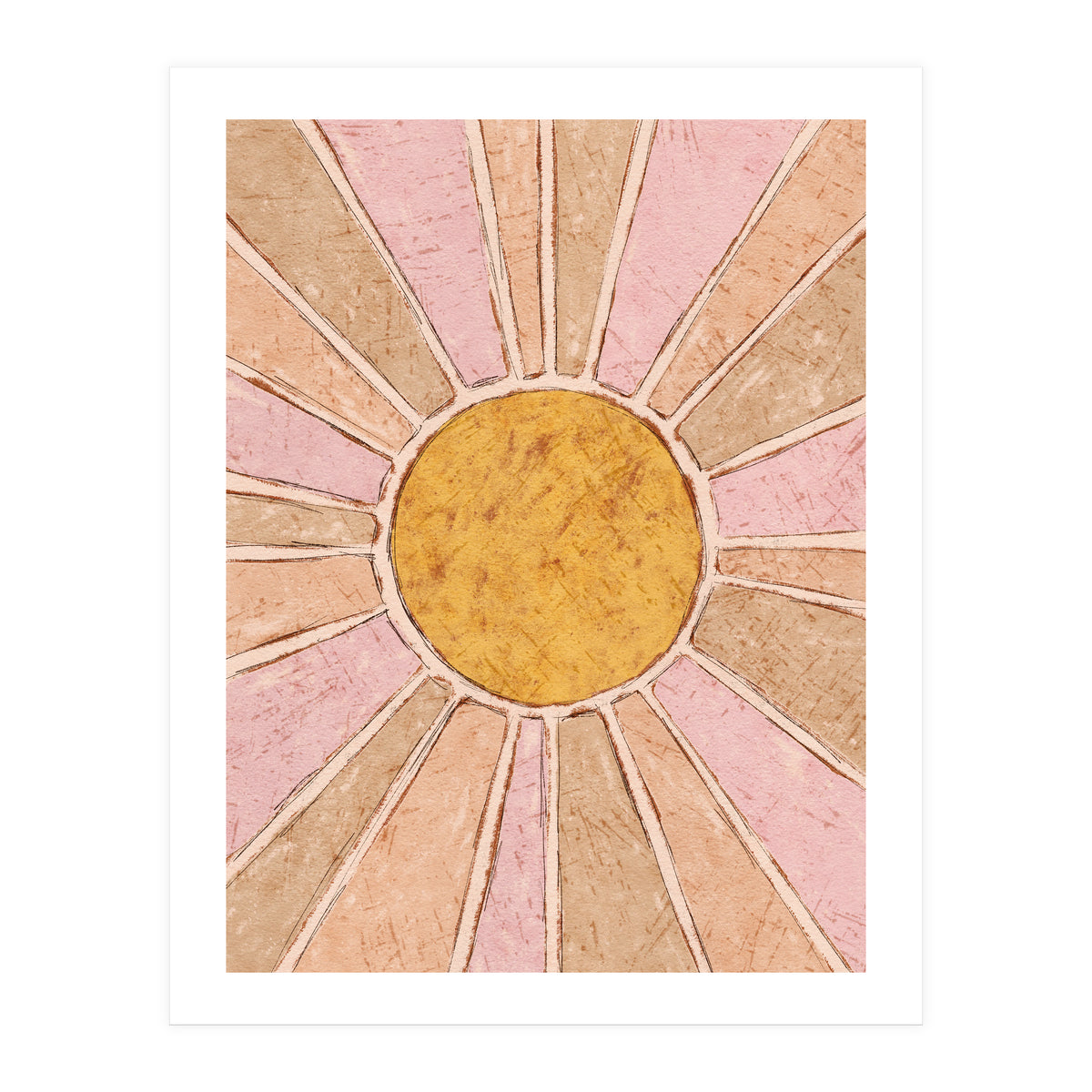 Seventies Retro Sunshine (Print Only)
