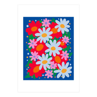 Bold Colourful Flowers (Print Only)