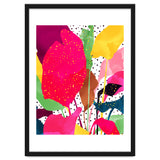 Modern Botanical, Nature Plants Tropical Jungle Garden, Eclectic Pop Of Color Glitter Gold Bohemian Graphic thumbnail
