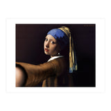 Girl With A Pearl Earring - Vermeer - Selfie (Print Only) thumbnail