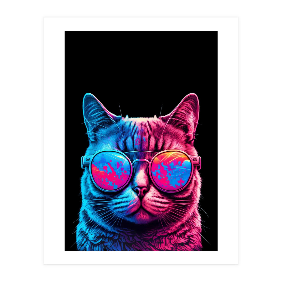 Cat Animal Portrait (Print Only)