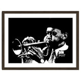 Don Cherry American Jazz Trumpeter in Grayscale thumbnail