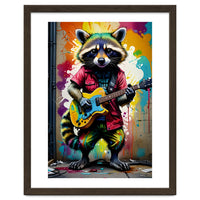 Raccoon Plays Guitar